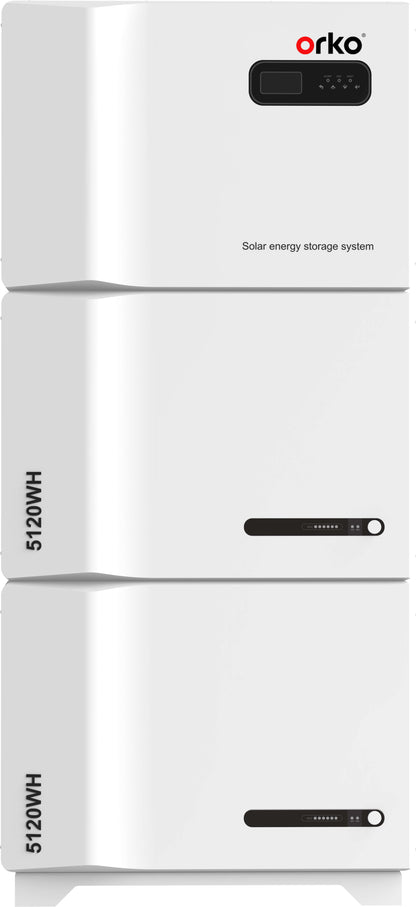 ORKO European B Series 5kWh Energy Storage System | 5.5kW Inverter 230V | Compact Fixed Cabinet