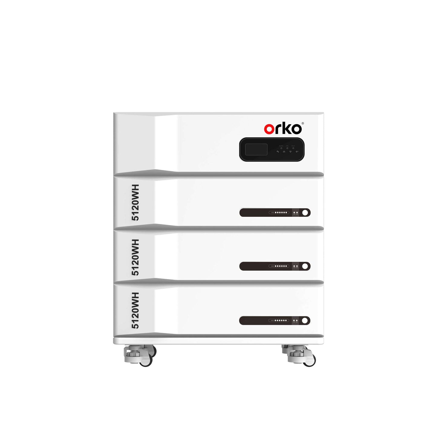 Orko Stackable Energy Storage A Series 5kWh Stackable Energy Storage System | 5.5KW/5KW Inverter, EU & US Standards