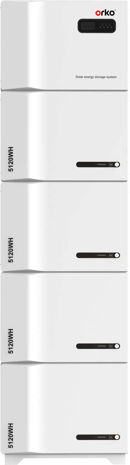 ORKO European B Series 5kWh Energy Storage System | 5.5kW Inverter 230V | Compact Fixed Cabinet