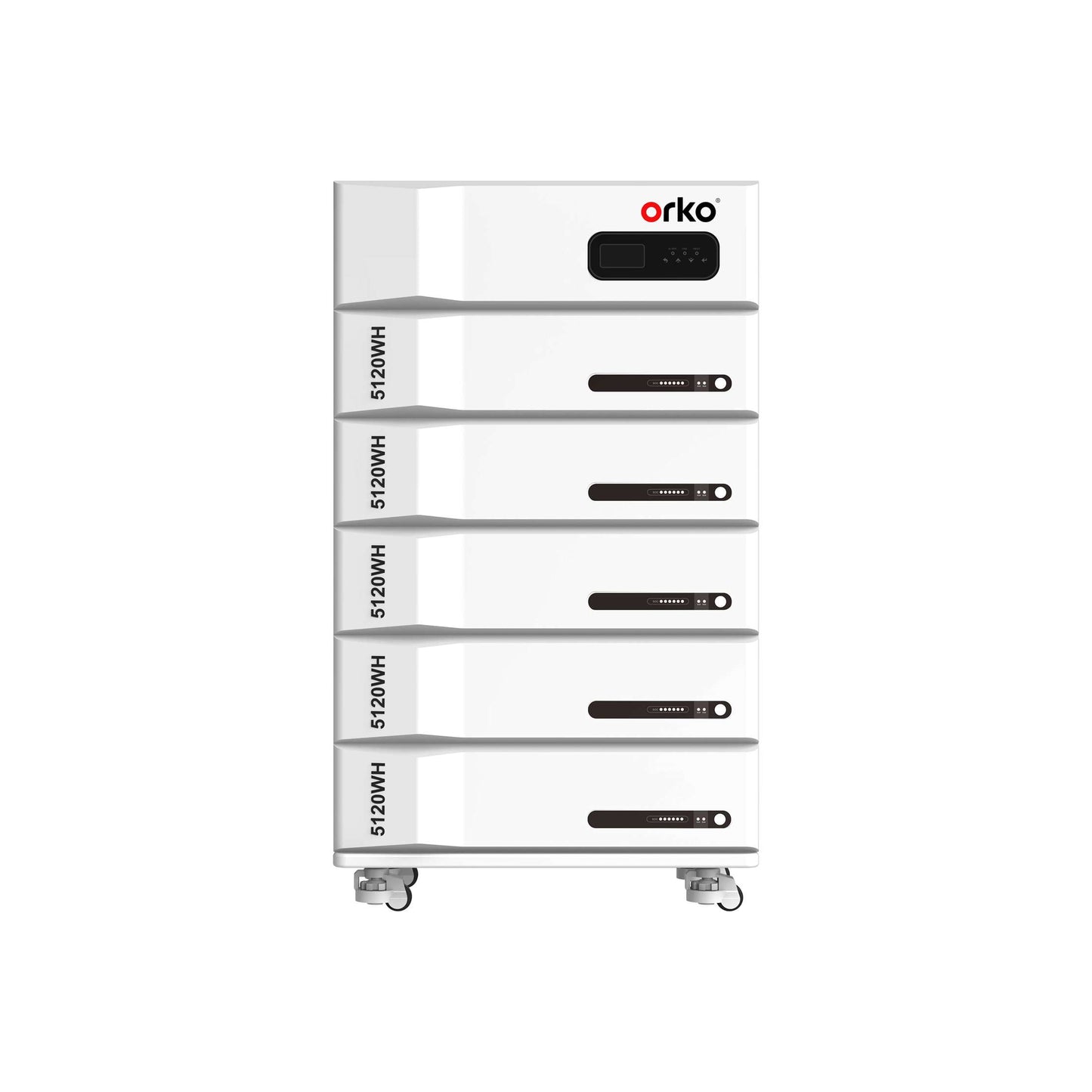 Orko Stackable Energy Storage A Series 5kWh Stackable Energy Storage System | 5.5KW/5KW Inverter, EU & US Standards
