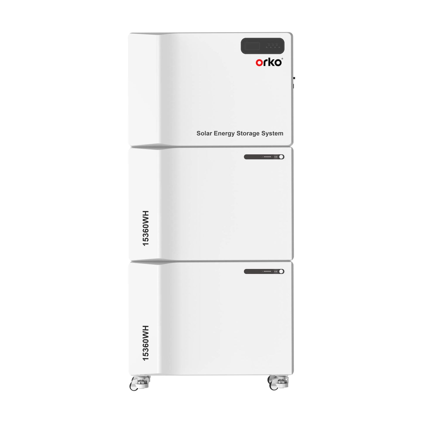 Orko Stackable Energy Storage C Series 5kWh All-in-One Energy Storage System | 5.5kW / 11kW / 10kW Inverter | Movable Cabinet | LiFePO₄ Battery