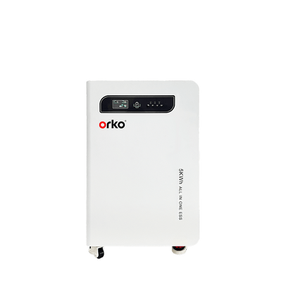 ORKO 5.5kW/11kW All-in-One LiFePO₄ Energy Storage System | 5–15kWh Hybrid Solar Inverter Battery