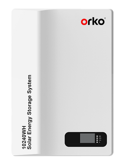 ORKO Athena A Series Wall-Mounted LiFePO₄ Battery 25.6V 100Ah (2.56kWh) – Reliable Energy Storage for Homes & Small Systems