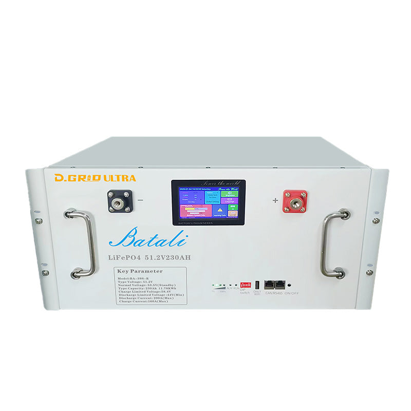 Batali BA-39S-R 51.2V 230Ah (11.78kWh) LiFePO₄ Battery | 11.78kW Max Output, Long Cycle Life for Solar Storage & Backup Power