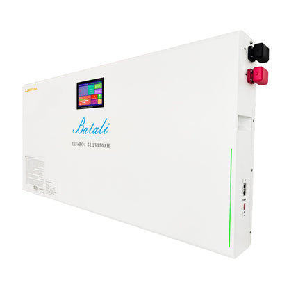 Batali 51.2V 280Ah (14.3kWh) LiFePO₄ Battery | 200A Max Discharge, 10000 Cycles, 7" Touch Screen, CAN/RS485, WIFI Monitoring