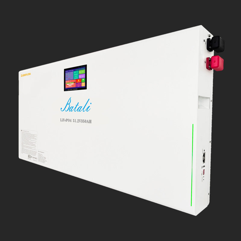 Batali 51.2V 280Ah (14.3kWh) LiFePO₄ Battery | 200A Max Discharge, 10000 Cycles, 7" Touch Screen, CAN/RS485, WIFI Monitoring