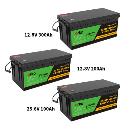 ORKO 12.8V 30Ah LiFePO₄ Lead-Acid Replacement Battery | Compact Outdoor Portable Power Solution