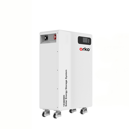 ORKO Athena B-Series Portable LiFePO₄ Energy Storage Battery | 15kWh 51.2V 300Ah High-Efficiency Power System