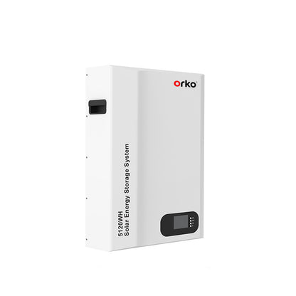ORKO Athena A Series Wall-Mounted LiFePO₄ Battery 25.6V 100Ah (2.56kWh) – Reliable Energy Storage for Homes & Small Systems