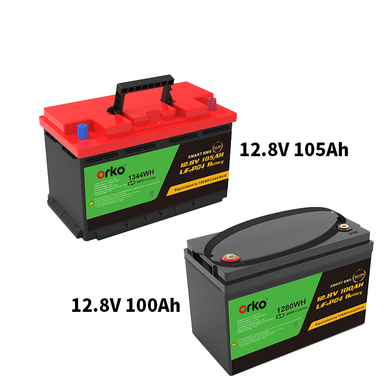 ORKO 12.8V 30Ah LiFePO₄ Lead-Acid Replacement Battery | Compact Outdoor Portable Power Solution